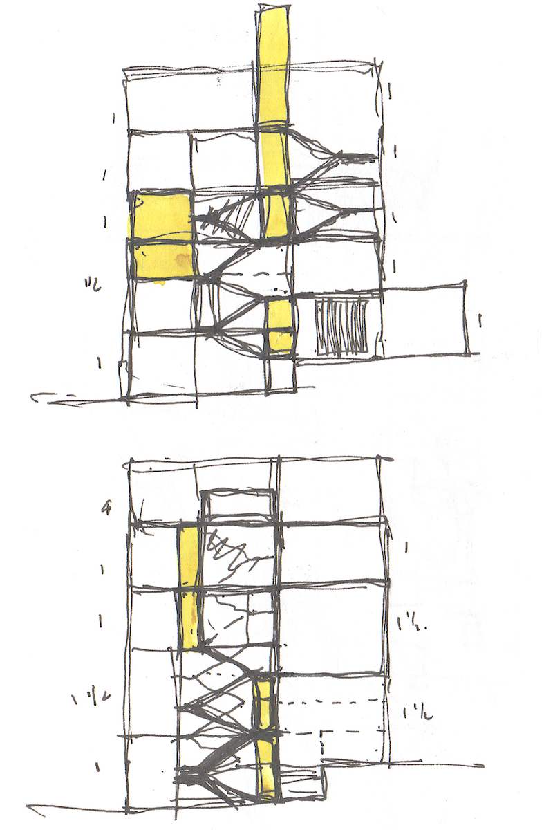 Thomas Deckker Architect: Tower House with 3 Staircases