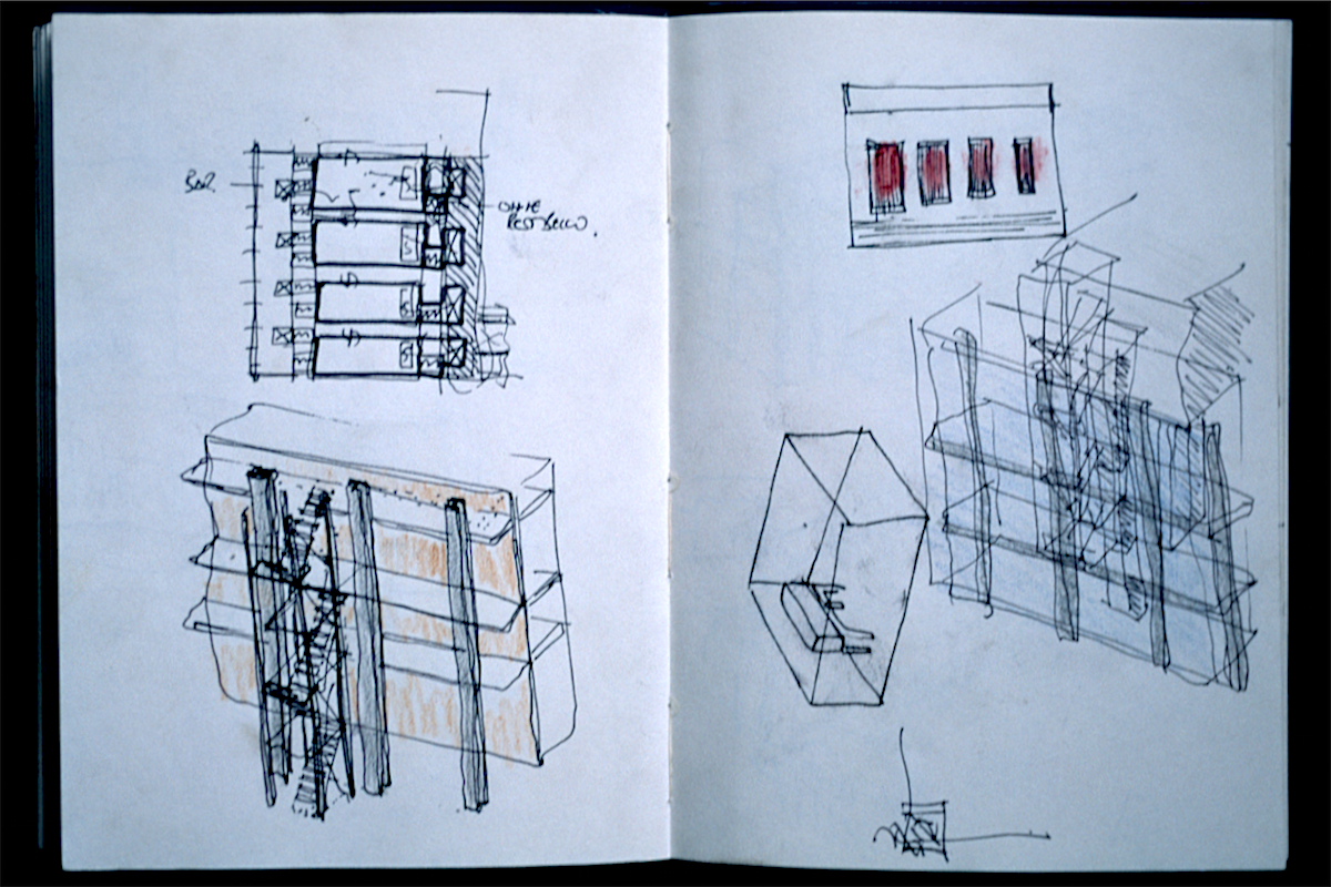 UEL Unit G 95/96 South Bank Project Sketchbook